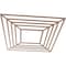 Ekena Millwork Raven Wood Fretwork Pierced Ceiling Medallion, Wood (Paint Grade), 40"OD x 14 5/8"ID x 3/8"T CMWP40X40X0375RAMF - alternate 2